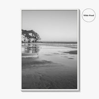 Avila Beach Black and White Fine Art Photo Print, San Luis Obispo California Poster
