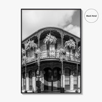 New Orleans Black and White Fine Art Photo Print, French Quarter Louisiana Poster