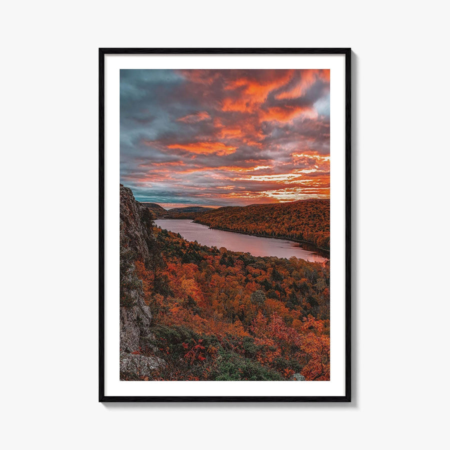 Lake of the Clouds Fine Art Photo Print, Porcupine Mountains, UP Michigan, Poster