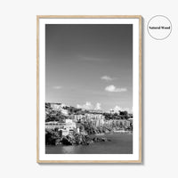 St Thomas Black and White Fine Art Photo Print, Harbor, USVI, Caribbean, Wall Decor