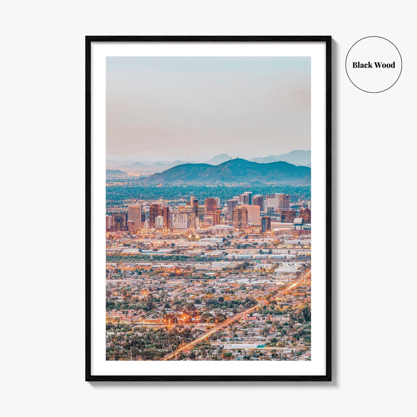 Phoenix Fine Art Photo Print, Arizona USA, Downtown, Wall Poster