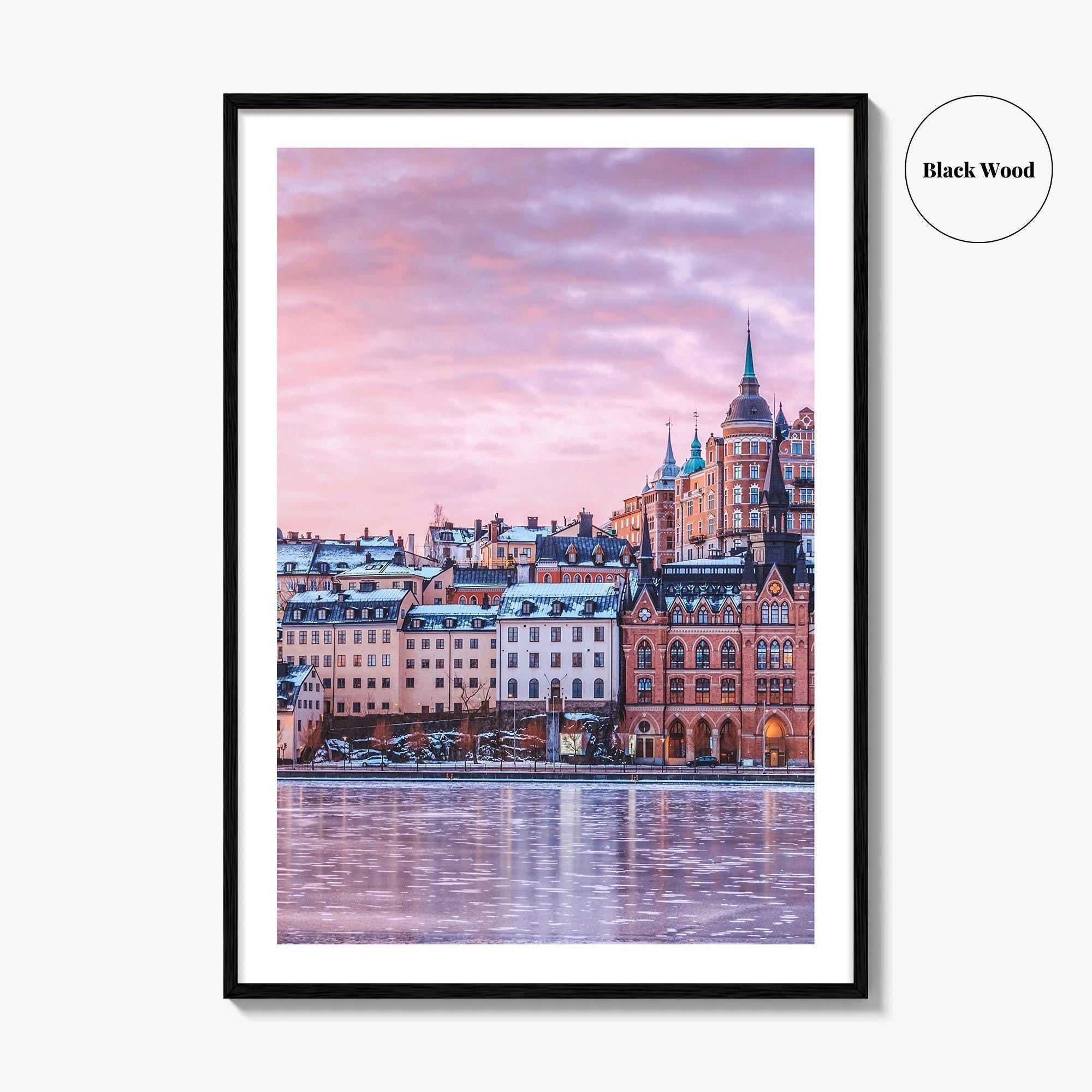 Stockholm Fine Art Photo Print, Södermalm, Mariaberget, Lake Mälaren