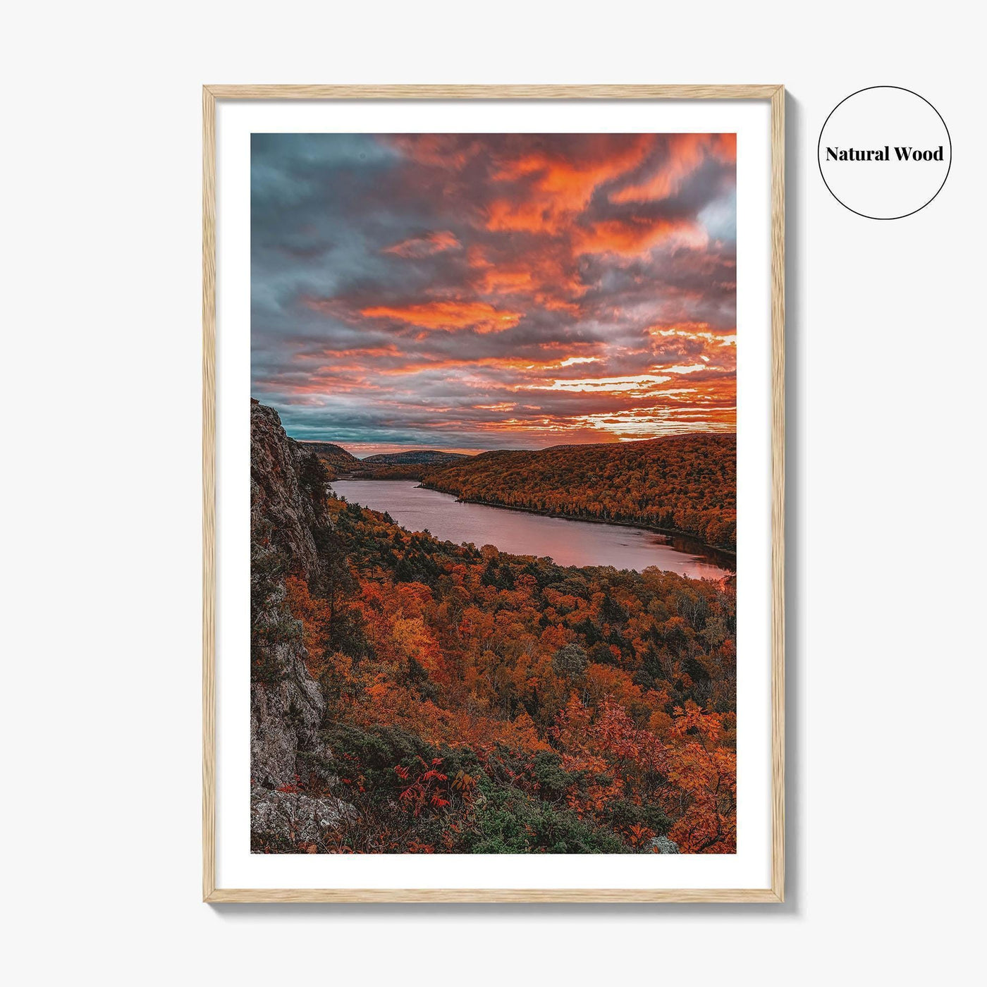 Lake of the Clouds Fine Art Photo Print, Porcupine Mountains, UP Michigan, Poster