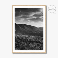 Durango Black and White Fine Art Photo Print, Rocky Mountains Poster, Colorado Poster