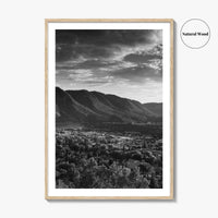 Durango Black and White Fine Art Photo Print, Rocky Mountains Poster, Colorado Poster