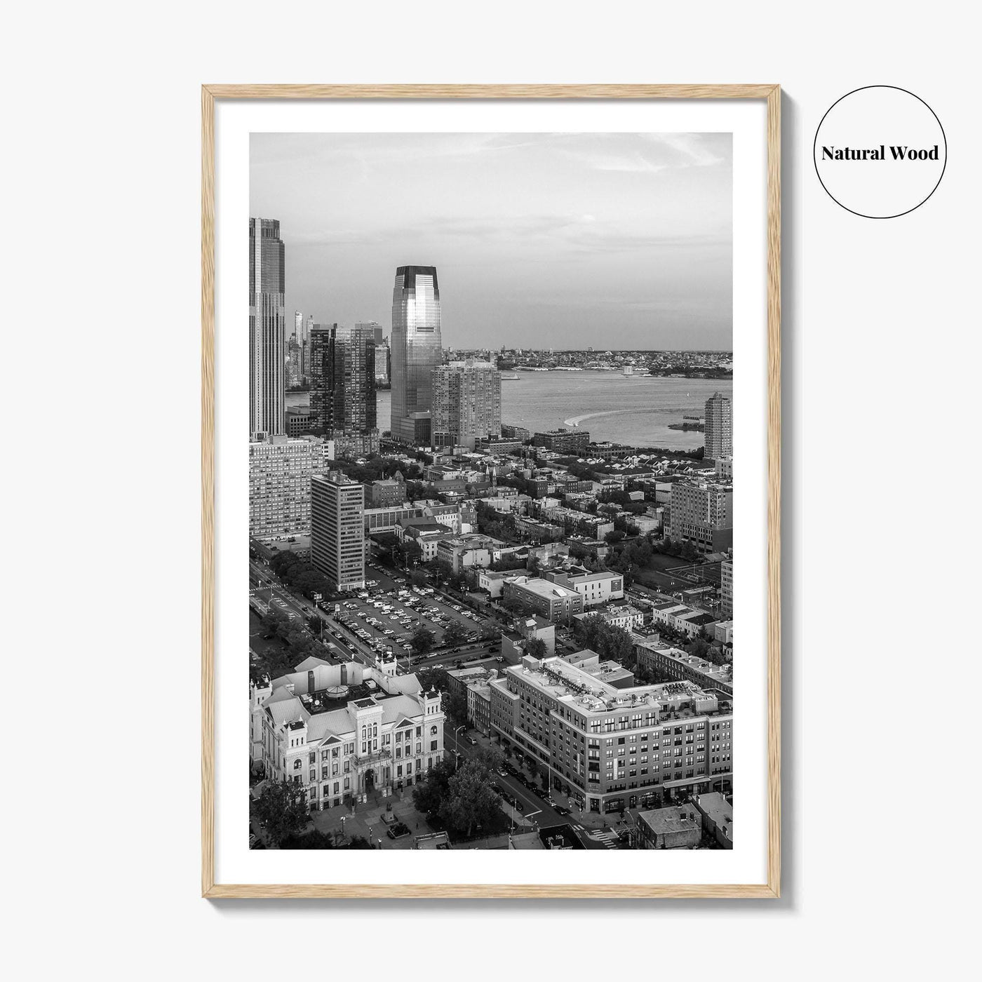 Jersey City Black and White Fine Art Photo Print, NJ Poster, USA Wall Decor