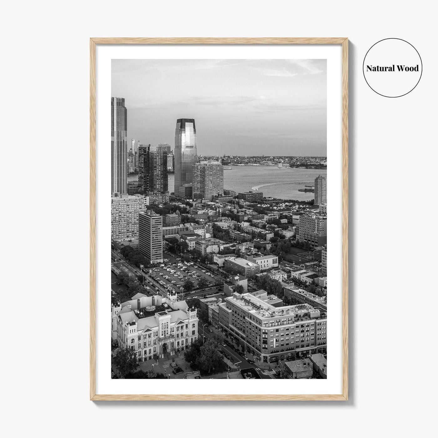 Jersey City Black and White Fine Art Photo Print, NJ Poster, USA Wall Decor