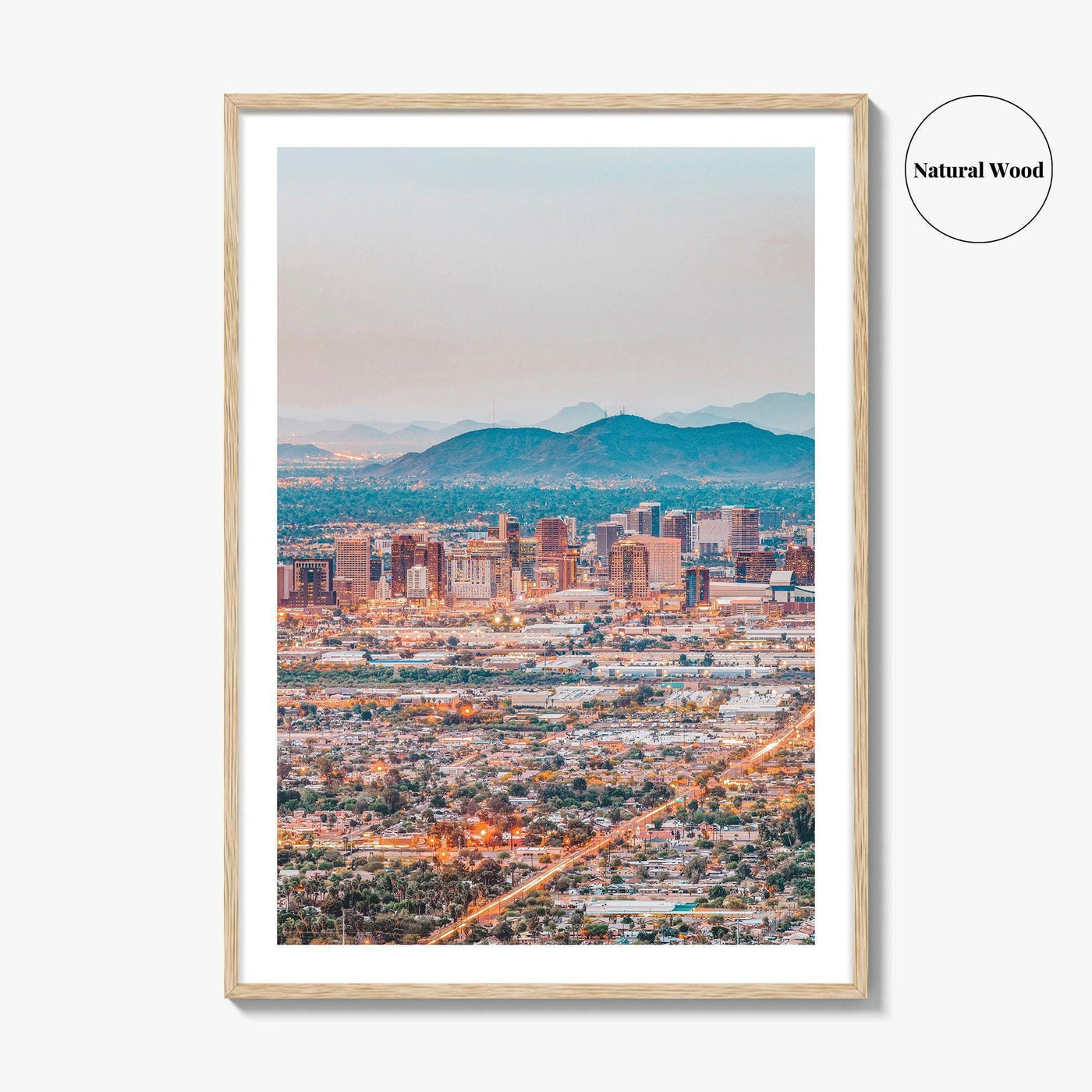 Phoenix Fine Art Photo Print, Arizona USA, Downtown, Wall Poster