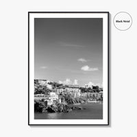 St Thomas Black and White Fine Art Photo Print, Harbor, USVI, Caribbean, Wall Decor