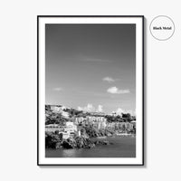 St Thomas Black and White Fine Art Photo Print, Harbor, USVI, Caribbean, Wall Decor