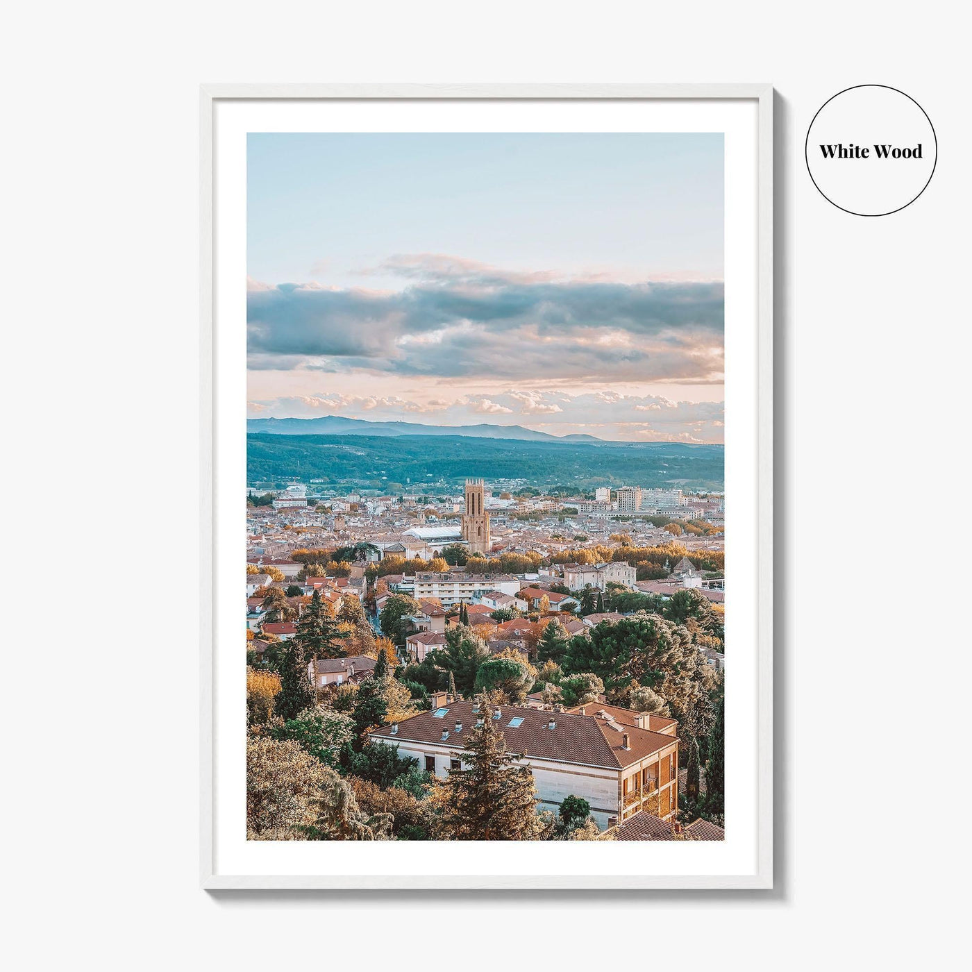 Aix-en-Provence Fine Art Photo Print, Panoramic, France Travel Wall Poster