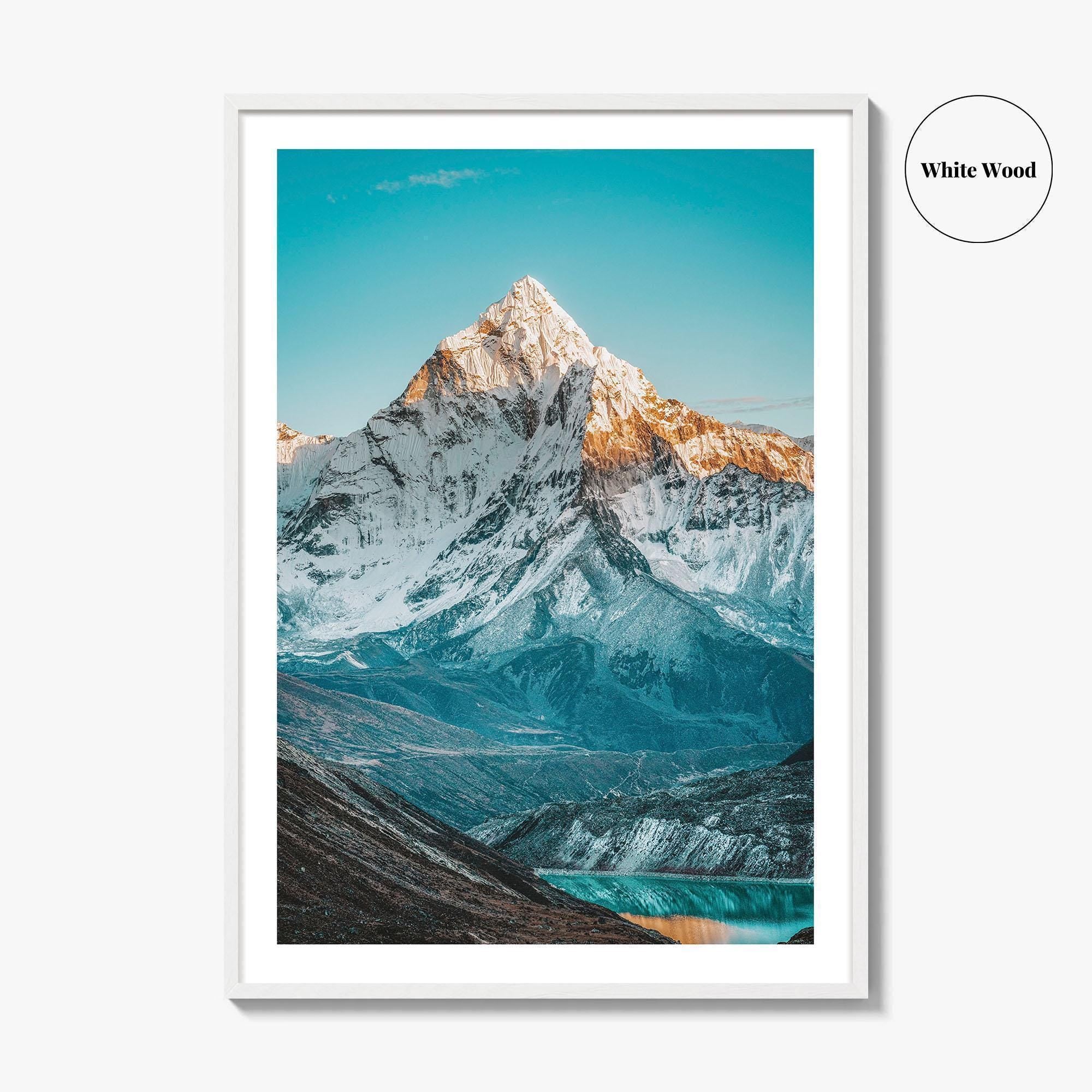Nepal Fine Art Photo Print, Ama Dablam, Cholatse Lake, Everest Region Poster, Himalayas