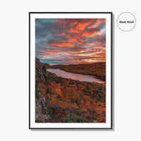 Lake of the Clouds Fine Art Photo Print, Porcupine Mountains, UP Michigan, Poster
