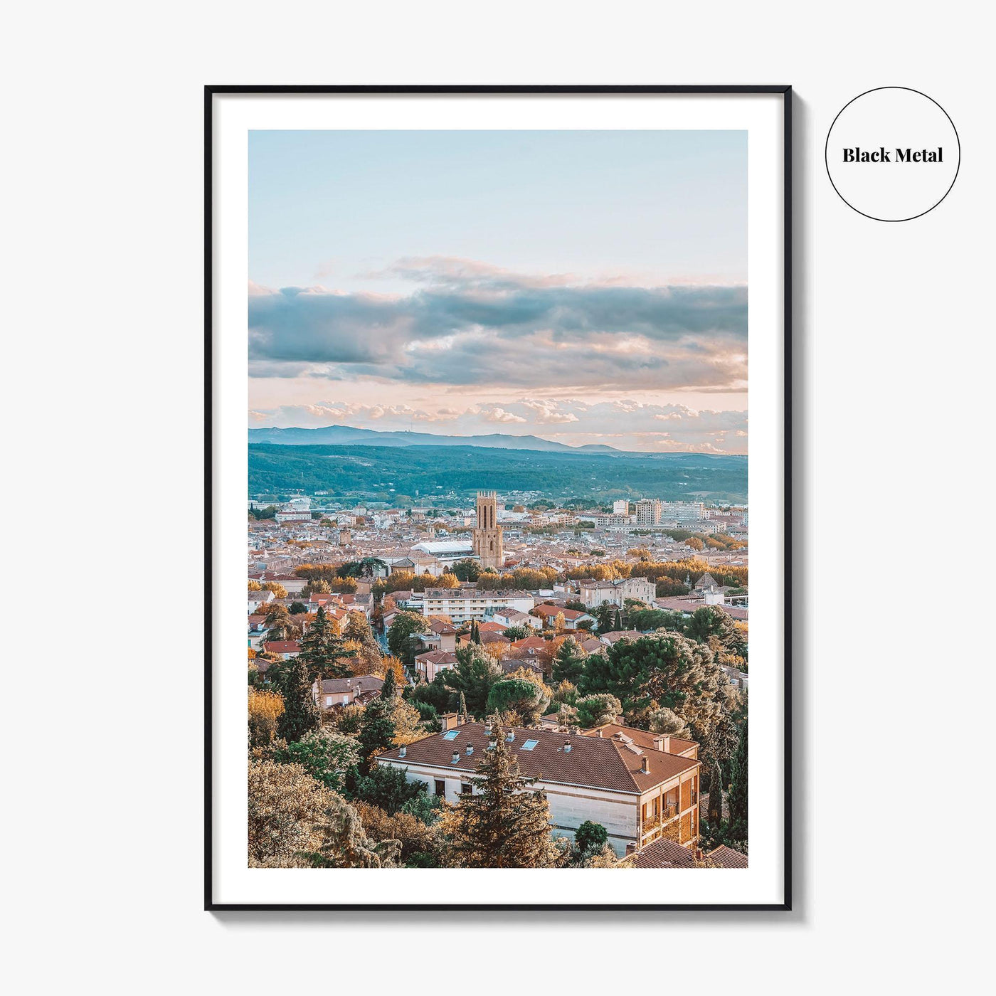 Aix-en-Provence Fine Art Photo Print, Panoramic, France Travel Wall Poster