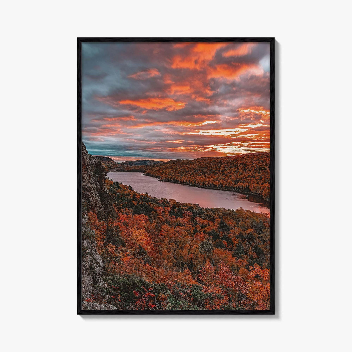 Lake of the Clouds Fine Art Photo Print, Porcupine Mountains, UP Michigan, Poster