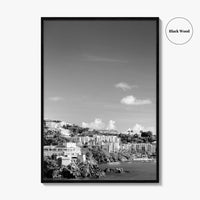 St Thomas Black and White Fine Art Photo Print, Harbor, USVI, Caribbean, Wall Decor