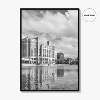 Huntsville Skyline Black and White Fine Art Photo Print, Alabama Wall Poster, USA