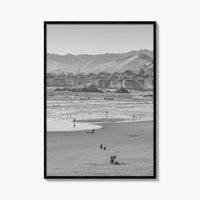 Pismo Beach Black and White Fine Art Photo Print, San Luis Obispo California Poster