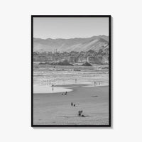 Pismo Beach Black and White Fine Art Photo Print, San Luis Obispo California Poster