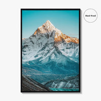 Nepal Fine Art Photo Print, Ama Dablam, Cholatse Lake, Everest Region Poster, Himalayas