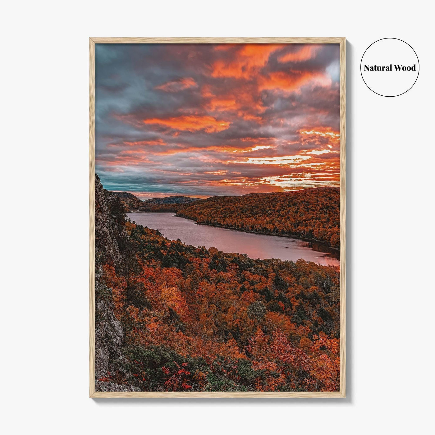 Lake of the Clouds Fine Art Photo Print, Porcupine Mountains, UP Michigan, Poster