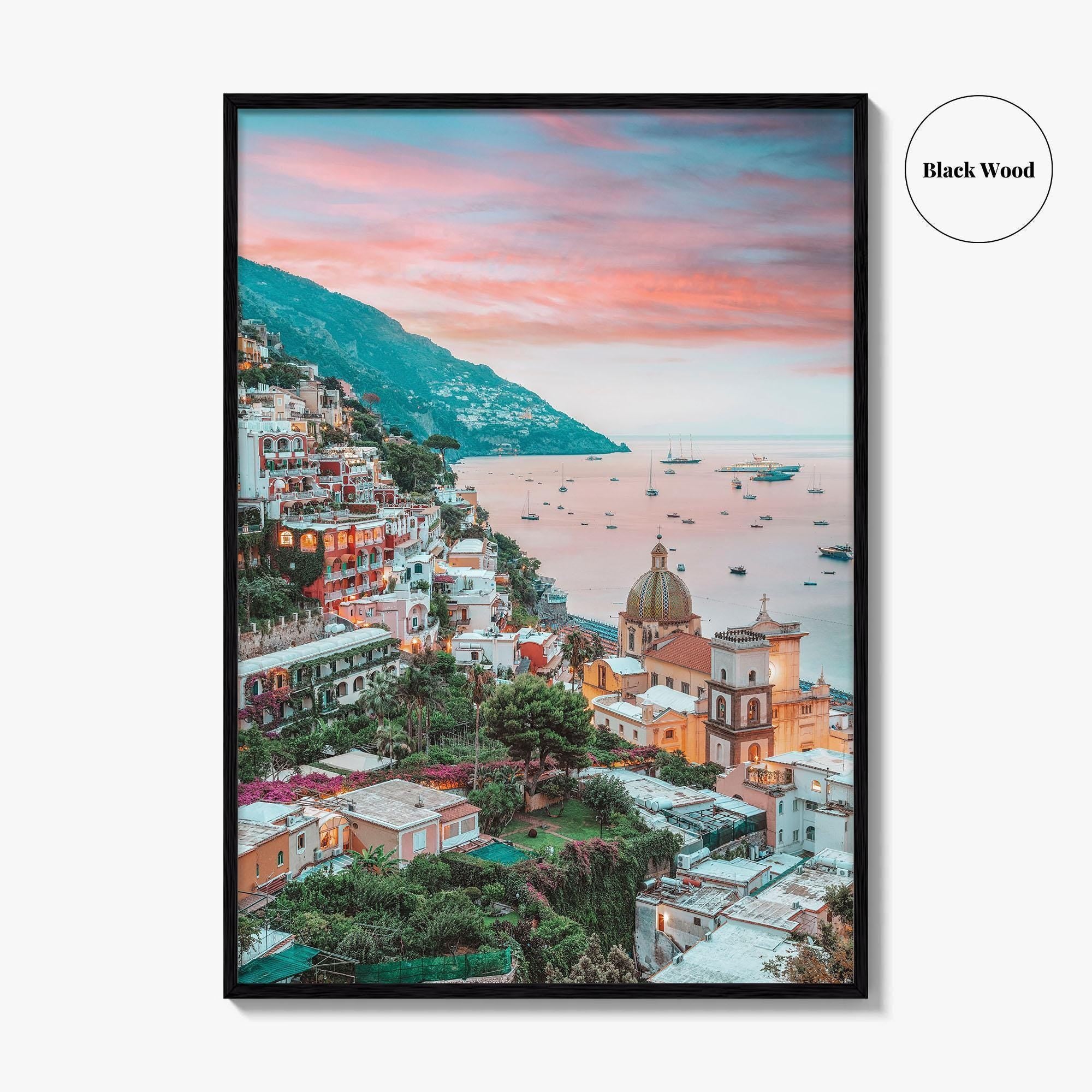 Positano Fine Art Photo Print, Amalfi Coast Italy Wall Poster