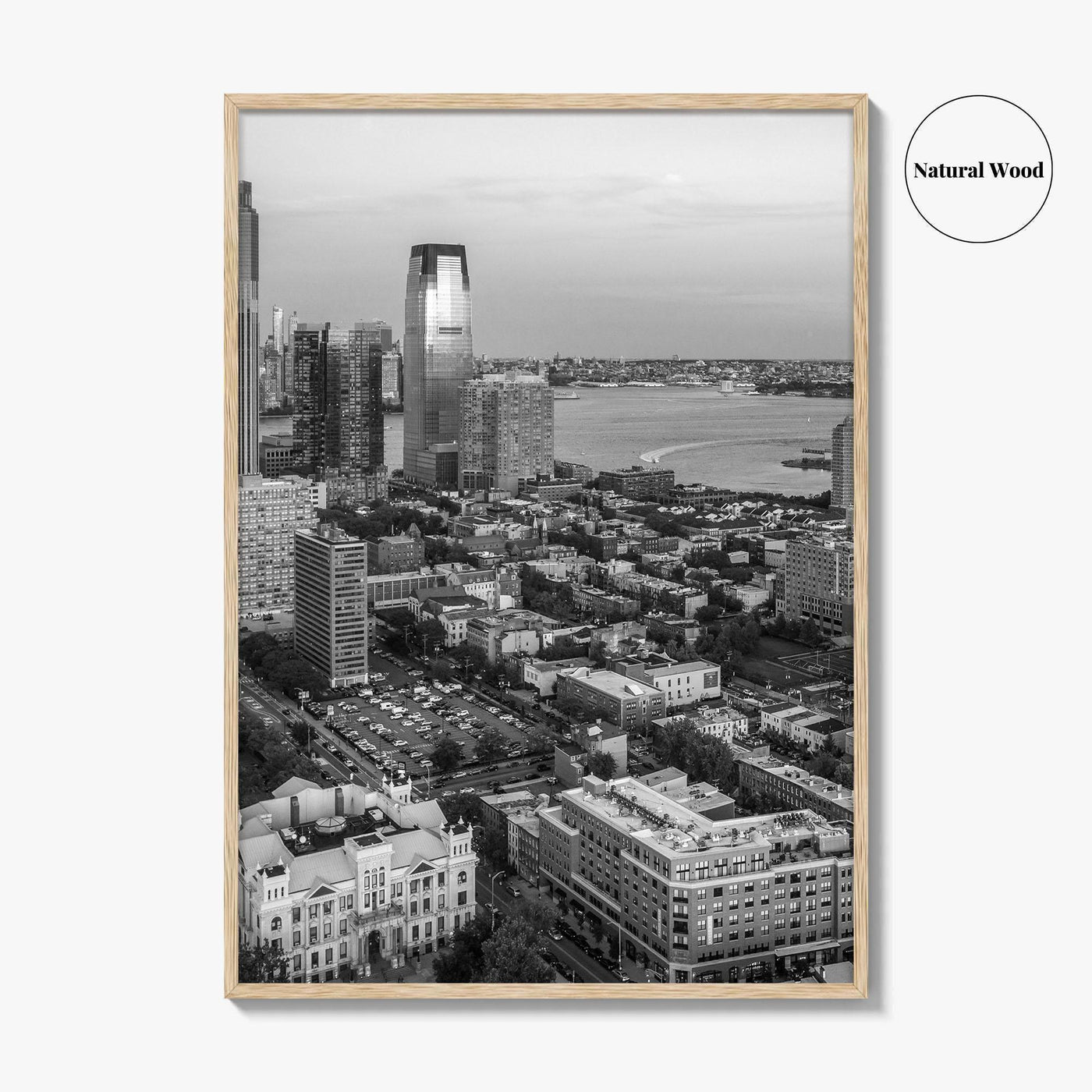 Jersey City Black and White Fine Art Photo Print, NJ Poster, USA Wall Decor
