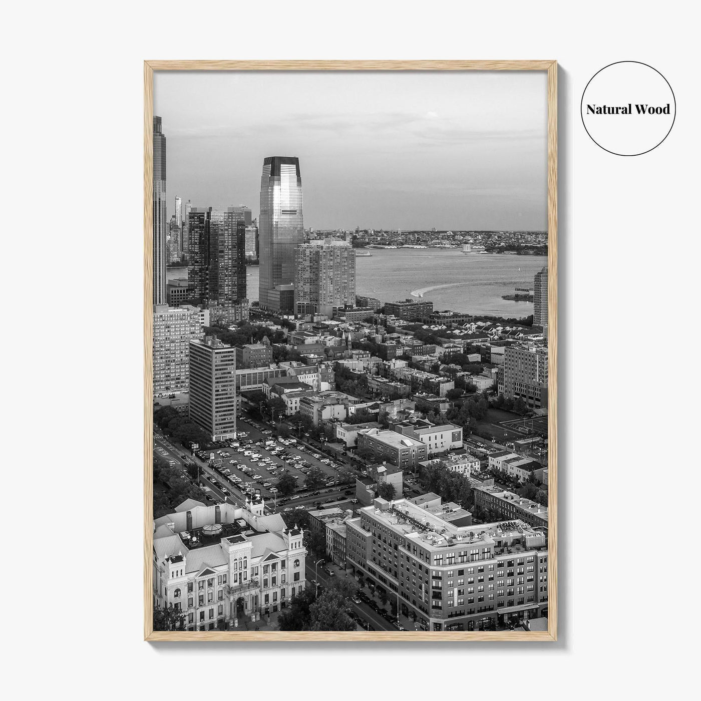Jersey City Black and White Fine Art Photo Print, NJ Poster, USA Wall Decor