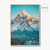 Nepal Fine Art Photo Print, Ama Dablam, Cholatse Lake, Everest Region Poster, Himalayas