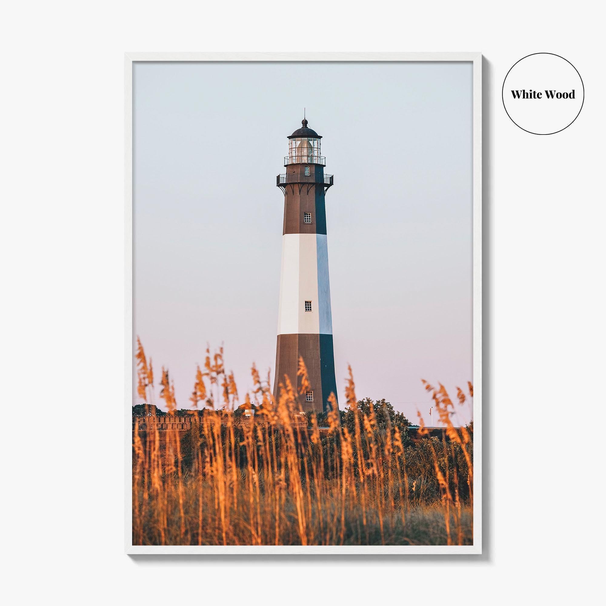 Tybee Island Fine Art Photo Print, Lighthouse, Savannah, Georgia, USA, Wall Decor, Poster