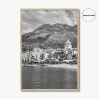 Ischia Black and White Fine Art Photo Print, Forio, Italy Wall Decor Poster