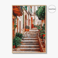 Valldemossa Mallorca Spain Fine Art Photo Print, Village Street Wall Poster, Balearic Islands Majorca