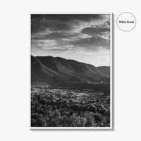 Durango Black and White Fine Art Photo Print, Rocky Mountains Poster, Colorado Poster