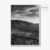 Durango Black and White Fine Art Photo Print, Rocky Mountains Poster, Colorado Poster