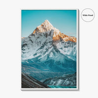 Nepal Fine Art Photo Print, Ama Dablam, Cholatse Lake, Everest Region Poster, Himalayas