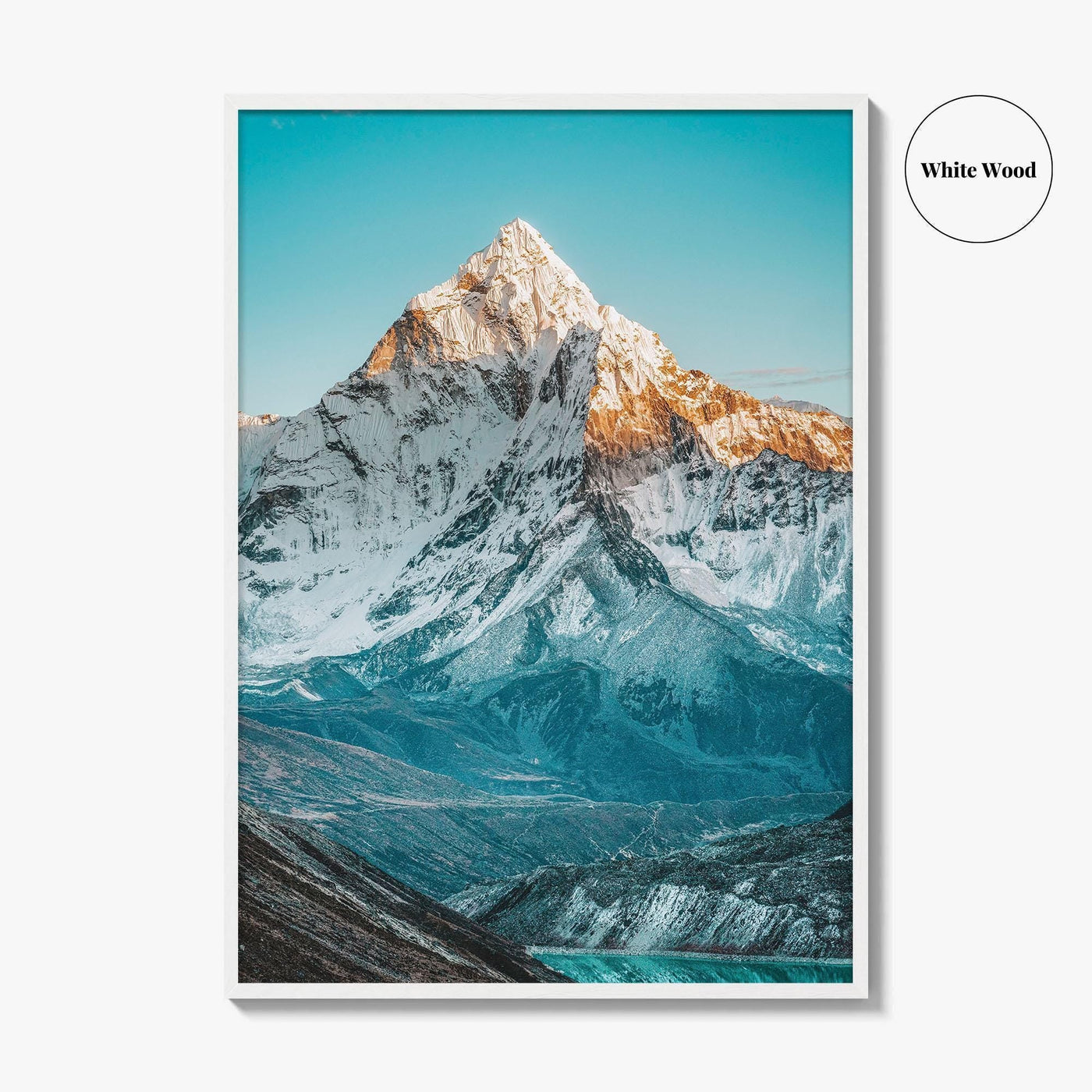 Nepal Fine Art Photo Print, Ama Dablam, Cholatse Lake, Everest Region Poster, Himalayas