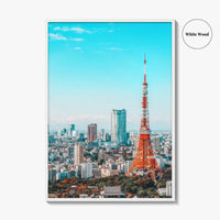 Tokyo Fine Art Photo Print, Tokyo Tower Japan Wall Poster