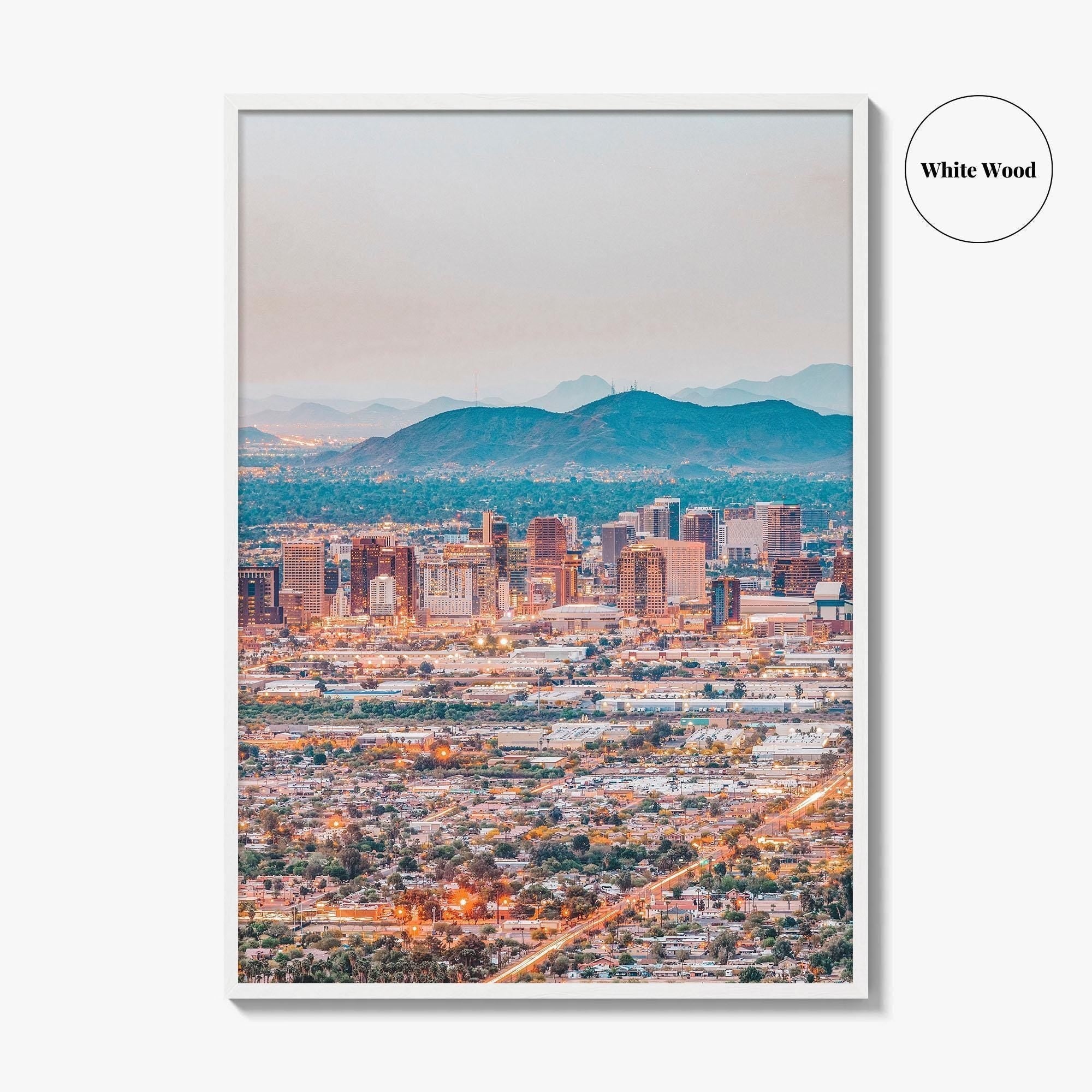 Phoenix Fine Art Photo Print, Arizona USA, Downtown, Wall Poster