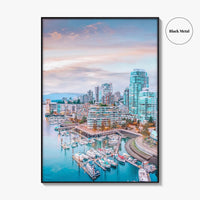 Vancouver Skyline Fine Art Photo Print, Stanley Park, Coal Harbour, Aerial, BC, Canada, Poster