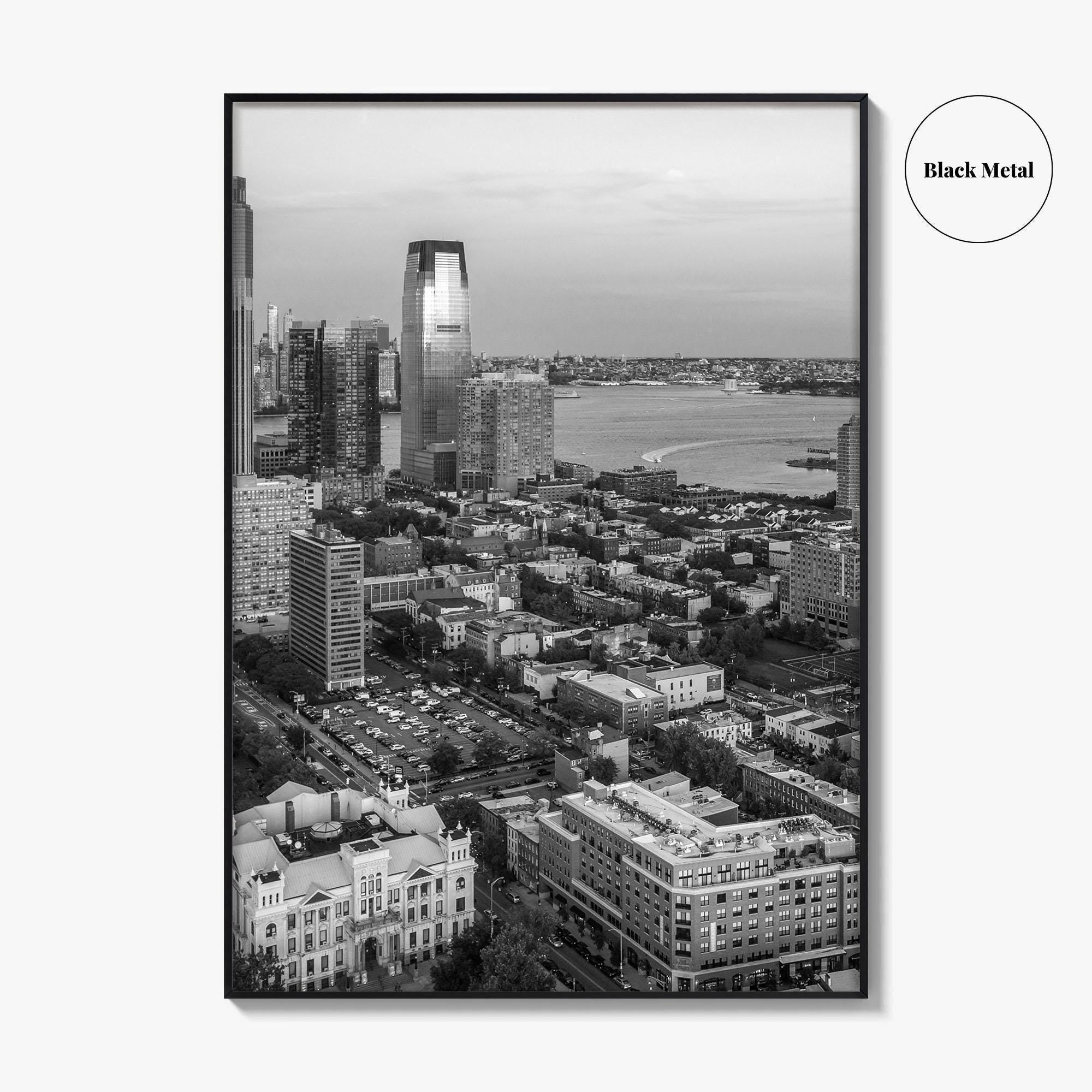 Jersey City Black and White Fine Art Photo Print, NJ Poster, USA Wall Decor