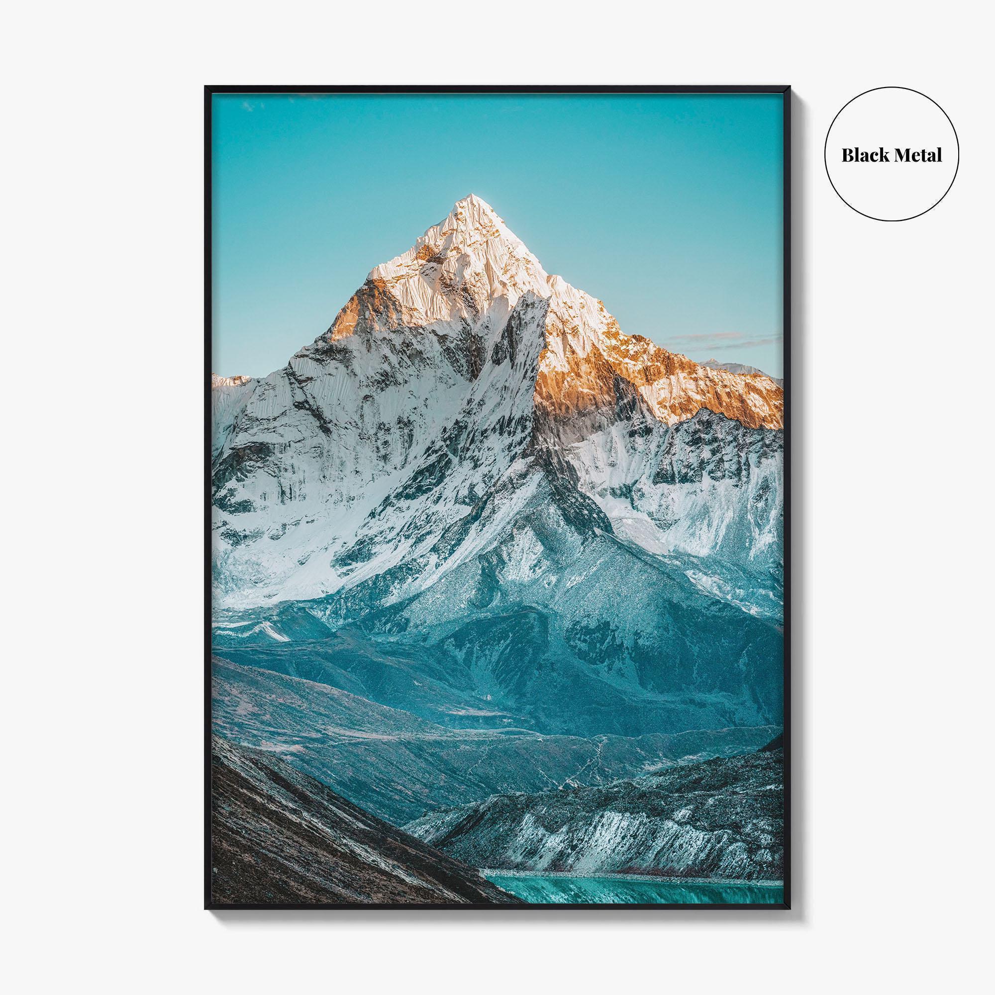 Nepal Fine Art Photo Print, Ama Dablam, Cholatse Lake, Everest Region Poster, Himalayas