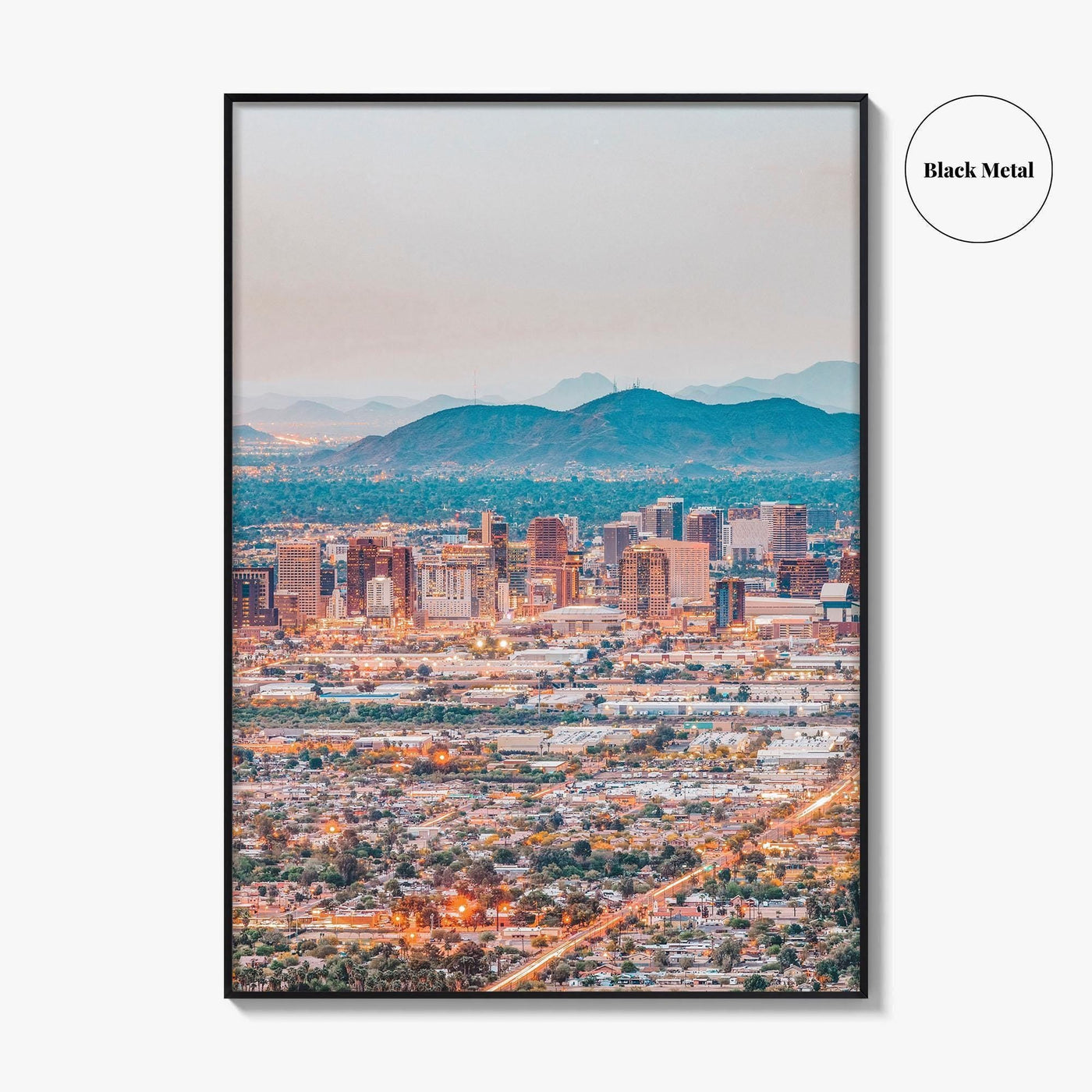 Phoenix Fine Art Photo Print, Arizona USA, Downtown, Wall Poster