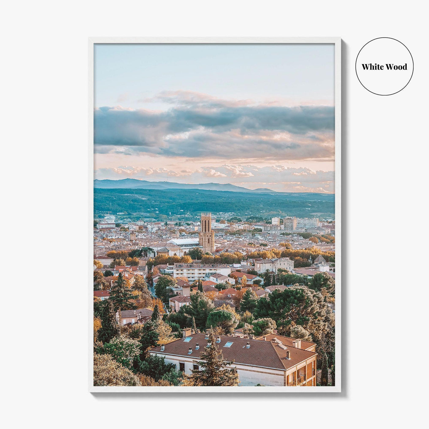 Aix-en-Provence Fine Art Photo Print, Panoramic, France Travel Wall Poster