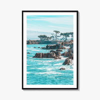 Monterey Fine Art Photo Print, Pacific Grove, California Coastline Wall Decor Poster, USA