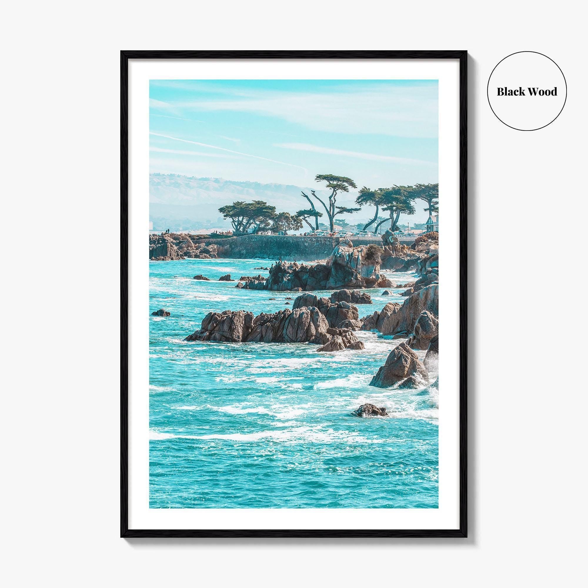 Monterey Fine Art Photo Print, Pacific Grove, California Coastline Wall Decor Poster, USA