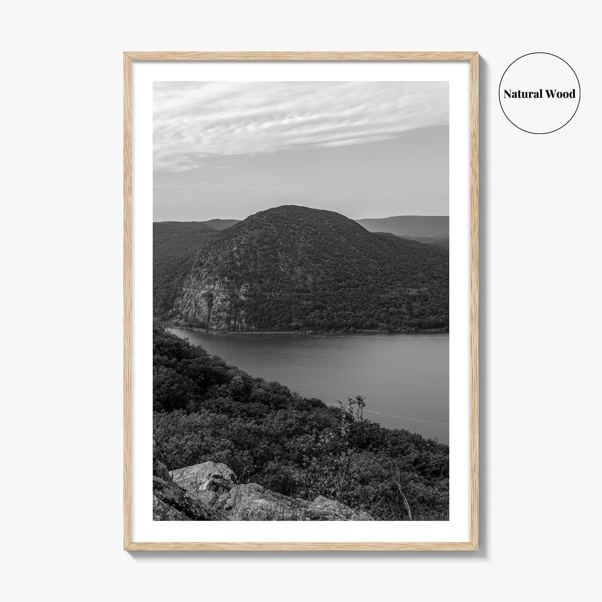 Hudson Valley Black and White Fine Art Photo Print, Hudson River, Cold Spring