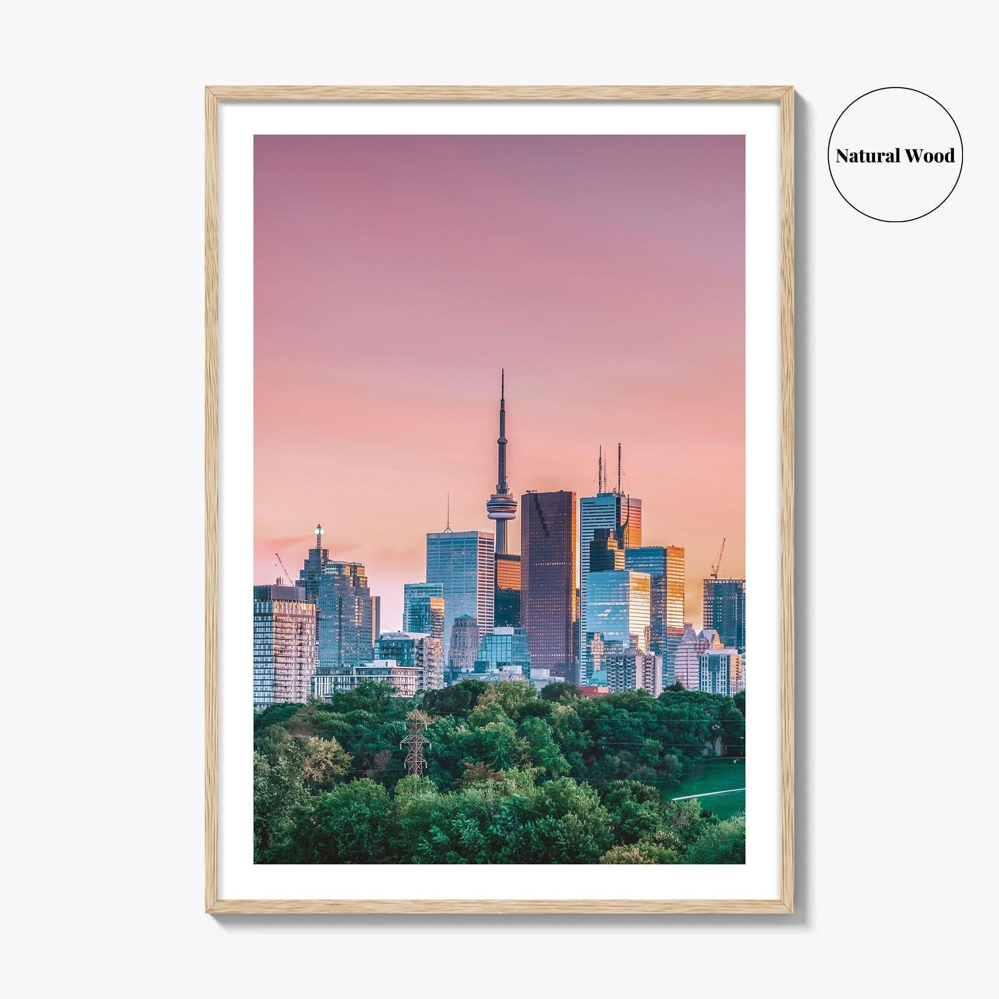 Toronto Skyline Fine Art Photo Print, Ontario Canada Wall Art Poster