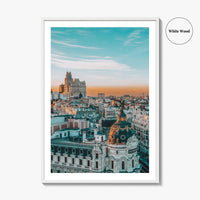 Madrid Fine Art Photo Print, Gran Via, Metropolis Building, Spain Wall Decor Poster