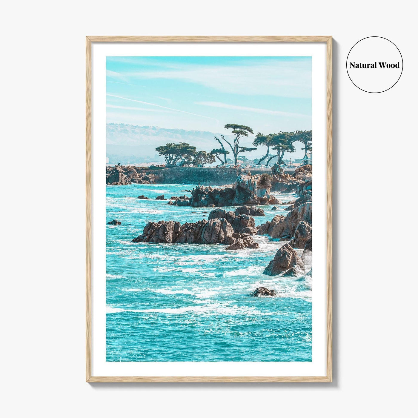 Monterey Fine Art Photo Print, Pacific Grove, California Coastline Wall Decor Poster, USA