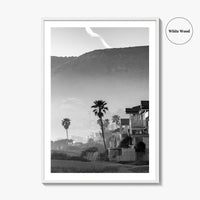 Malibu Black and White Fine Art Photo Print, California Beach Poster, Los Angeles Art